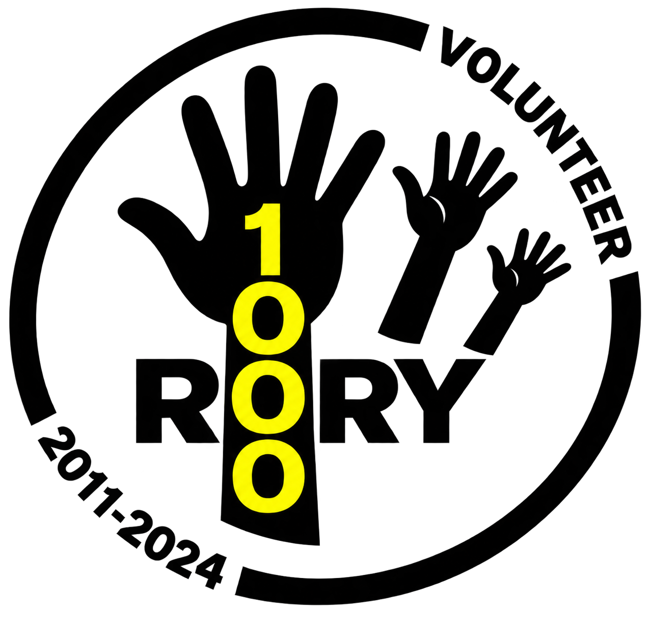 Rory Marriott 1000 volunteer credits